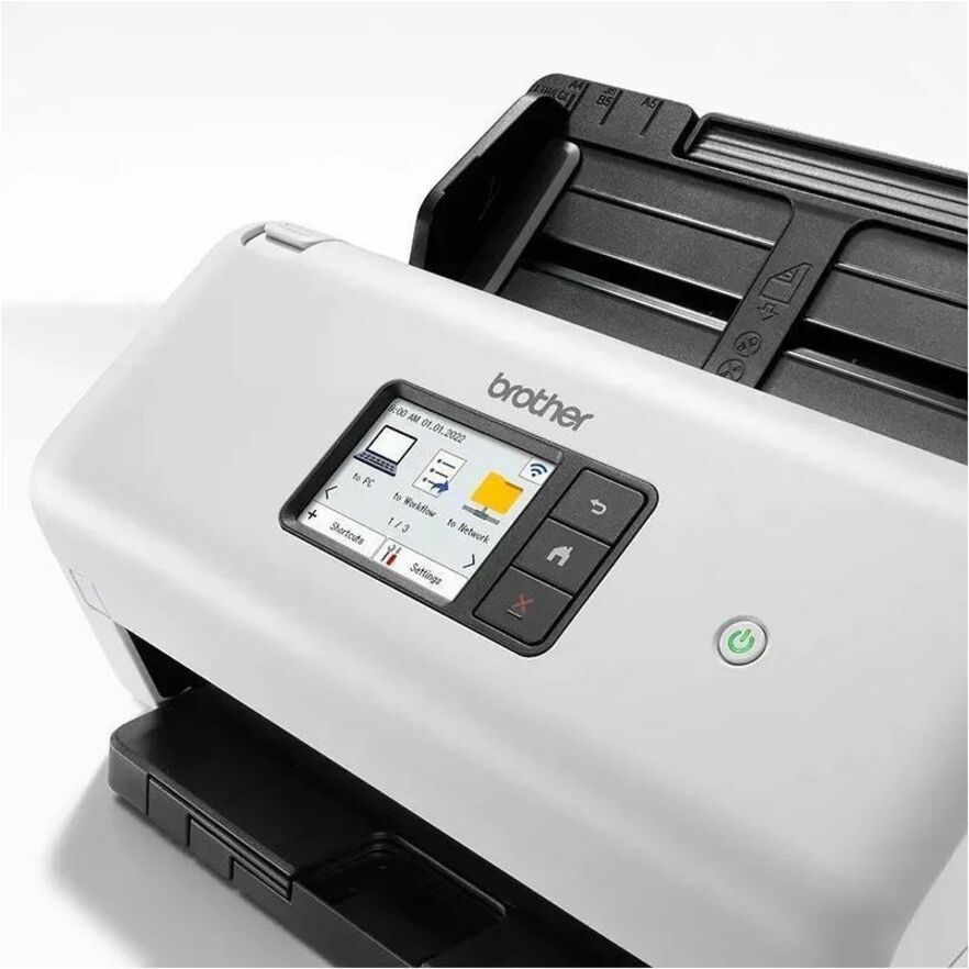 Alternate-Image6 Image for Brother ADS-3350W Sheetfed Scanner - 600 x 600 dpi Optical - White, Black
