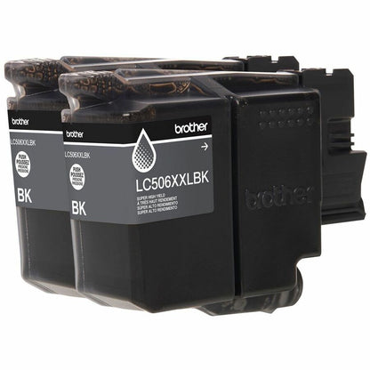 Alternate-Image2 Image for Brother Genuine LC506XXL 2PK Twin Pack of Super High Yield Black Ink Cartridges