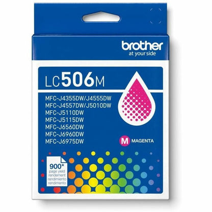 Alternate-Image1 Image for Brother Genuine LC506M Standard Yield Magenta Ink Cartridge