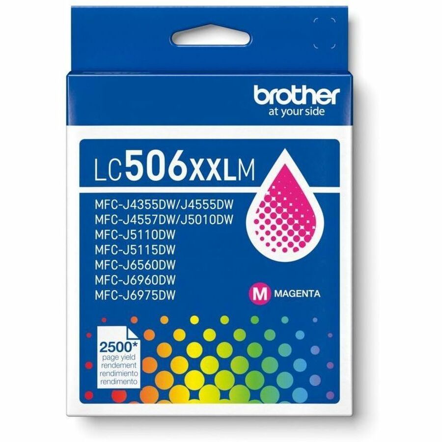 Alternate-Image1 Image for Brother Genuine LC506XXLM Super High Yield Magenta Ink Cartridge