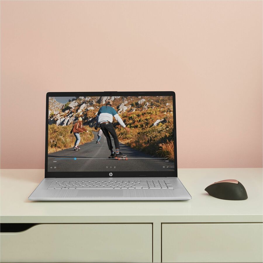 Alternate-Image1 Image for HP 17-cn3000 17-cn3083st 17.3" Notebook - Full HD - Intel N-Series i3-N305 - 8 GB - 512 GB SSD - Natural Silver