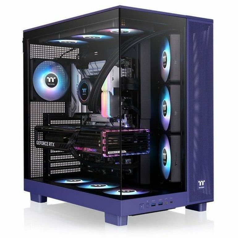 Alternate-Image1 Image for Thermaltake View 380 XL TG ARGB Future Dusk Mid Tower Chassis