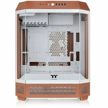 Front Image for Thermaltake The Tower 600 Mocha Mousse Mid Tower Chassis
