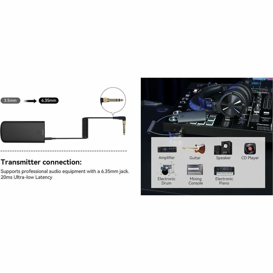 Alternate-Image4 Image for OneOdio Studio Max 1 Wireless DJ Headphones | Hi-Res Audio & Co-Branded Edition