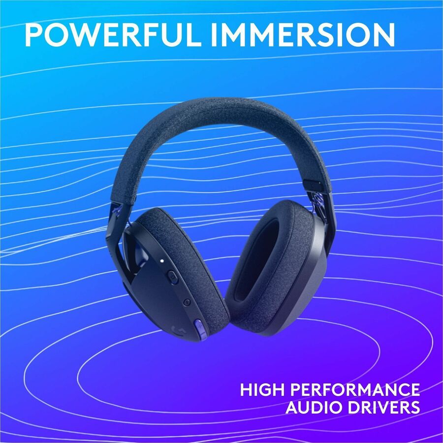 Alternate-Image5 Image for Logitech G321 LIGHTSPEED Wireless Bluetooth Gaming Headset, dynamic comfort and fit, 20+ hrs battery, PC, PS4, PS5, Nintendo Switch, Mobile - Black
