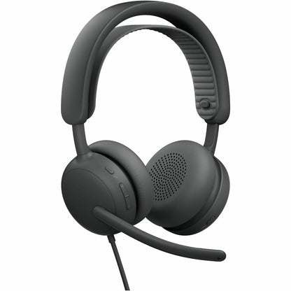 Right Image for Logitech Zone Wired 2 - Noise-Canceling Headset with Adaptive Hybrid ANC, USB-C with USB-A adapter, Graphite