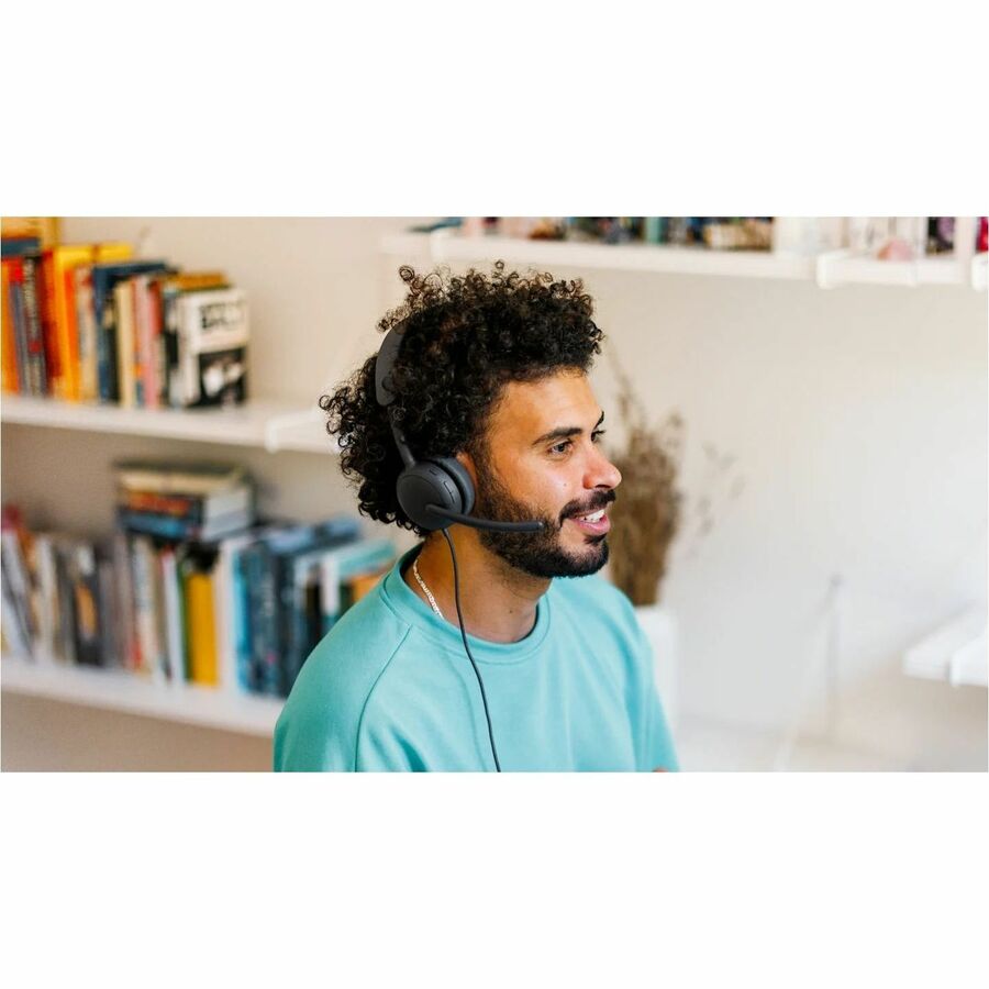 Alternate-Image3 Image for Logitech Zone Wired 2 - Noise-Canceling Headset with Adaptive Hybrid ANC, USB-C with USB-A adapter, Graphite