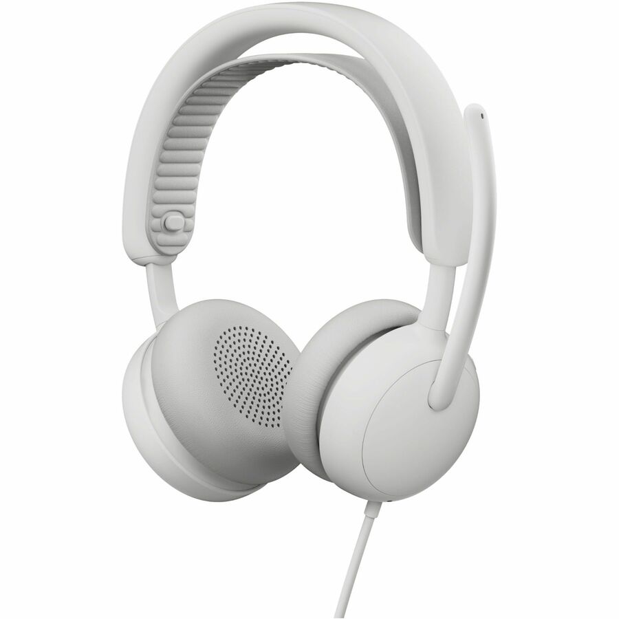 Right Image for Logitech Zone Wired 2 - Noise-Canceling Headset with Adaptive Hybrid ANC, USB-C with USB-A adapter, Offwhite