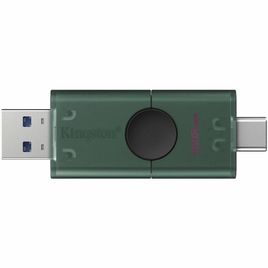 Main Image for Kingston DataTraveler Duo 128GB USB 3.2 (Type A + Type C) Gen 1 On-The-Go Flash Drive