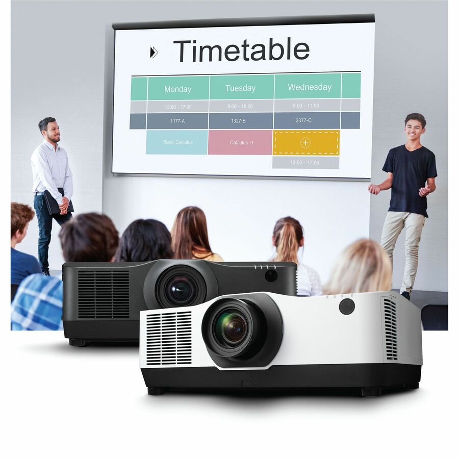 Alternate-Image1 Image for Sharp NEC Display XP-A824U-W Ultra Short Throw LCD Projector - 21:9 - Ceiling Mountable, Floor Mountable - White
