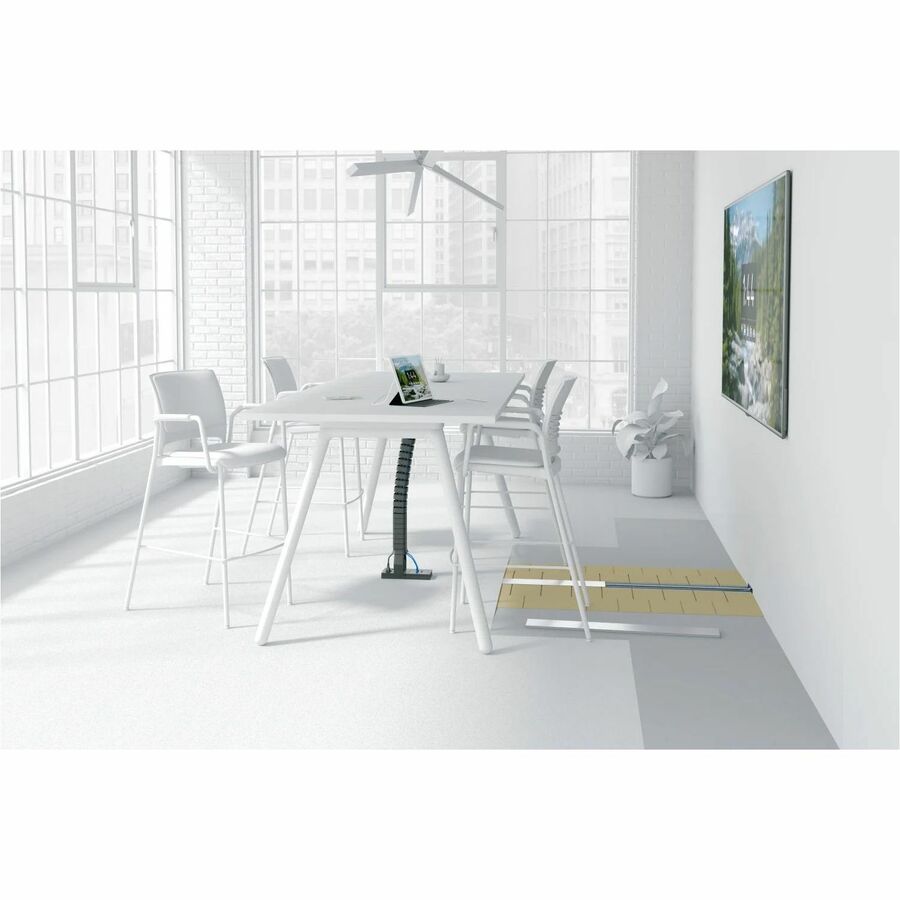 Alternate-Image2 Image for Connectrac 6ft Express Under Carpet Extender Kit - TAA Compliant
