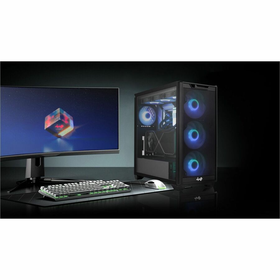 Alternate-Image6 Image for In Win IW-CS-D5BLK-1AN120 Gaming Computer Case