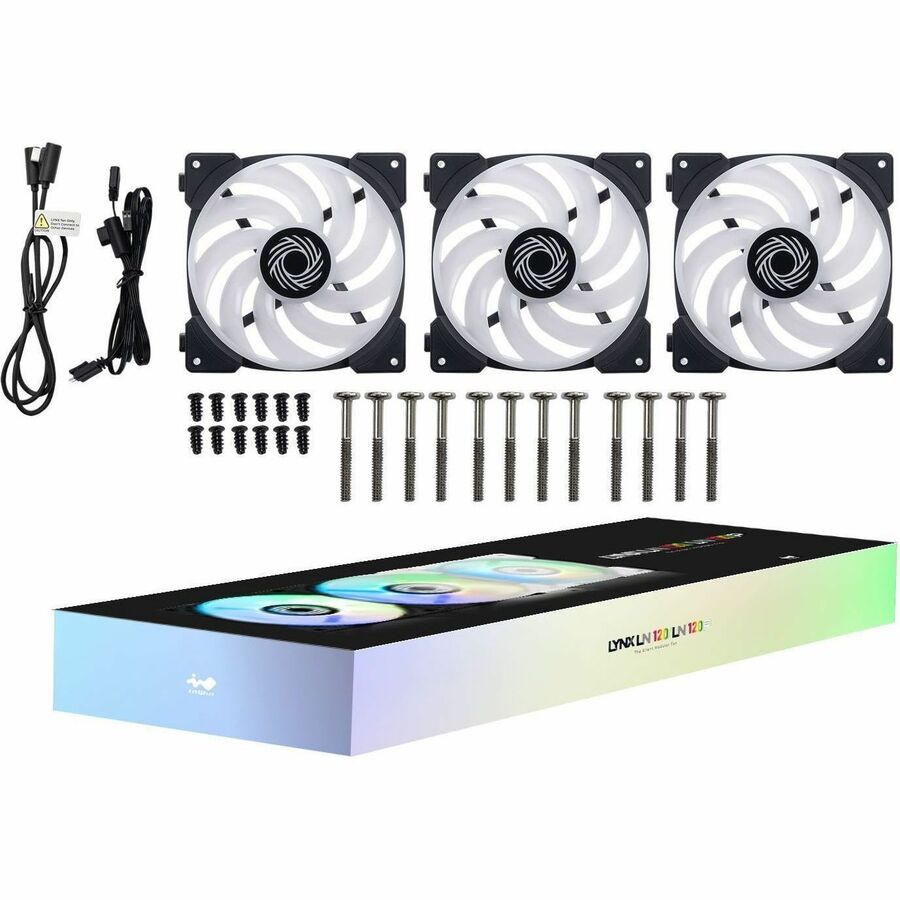 Alternate-Image6 Image for In Win Lynx LN120 Cooling Fan - 3 Pack