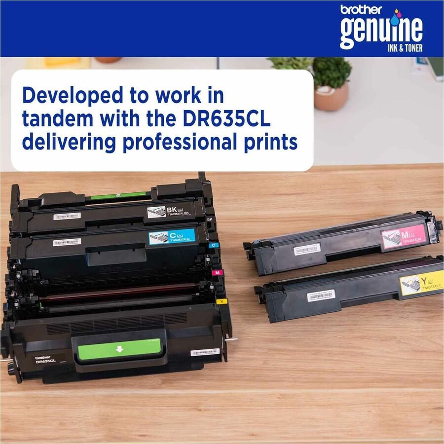 Alternate-Image3 Image for Brother TN637BK Original Ultra High Yield Laser Toner Cartridge - Black Pack
