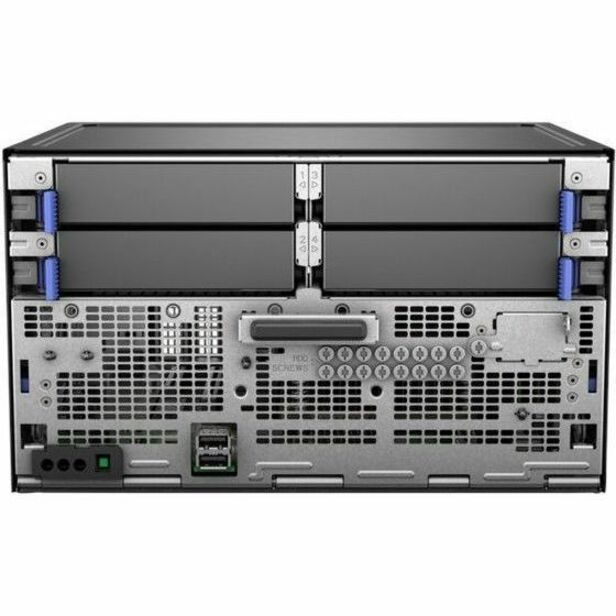 Rear Image for HPE ProLiant MicroServer Gen11 Ultra Micro Tower Server - 1 x Intel Xeon 6325P 3.50 GHz - 32 GB RAM - 4 TB HDD - (1 x 4TB) HDD Configuration - Serial ATA/600 Controller