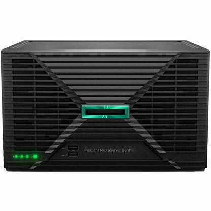 Front Image for HPE ProLiant MicroServer Gen11 Ultra Micro Tower Server - 1 x Intel Xeon 6315P 2.80 GHz - 16 GB RAM - Serial ATA/600 Controller