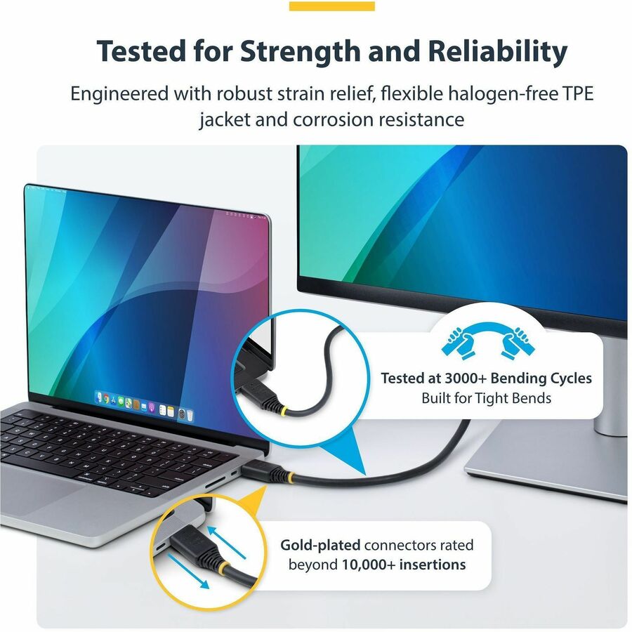 Alternate-Image4 Image for StarTech.com 3ft (1m) Certified Ultra High Speed HDMI Cable, 8K 60Hz/4K 120Hz, HDMI 2.1 Cable with HDR10+ / eARC, 48Gbps, 8K HDMI Cord