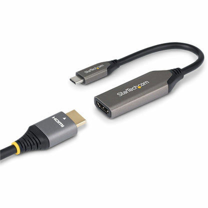 Main Image for StarTech.com USB-C to HDMI Adapter, 8K 60Hz / 4K 120Hz, Thunderbolt / USB4 Compatible, USB C to HDMI 2.1 Converter