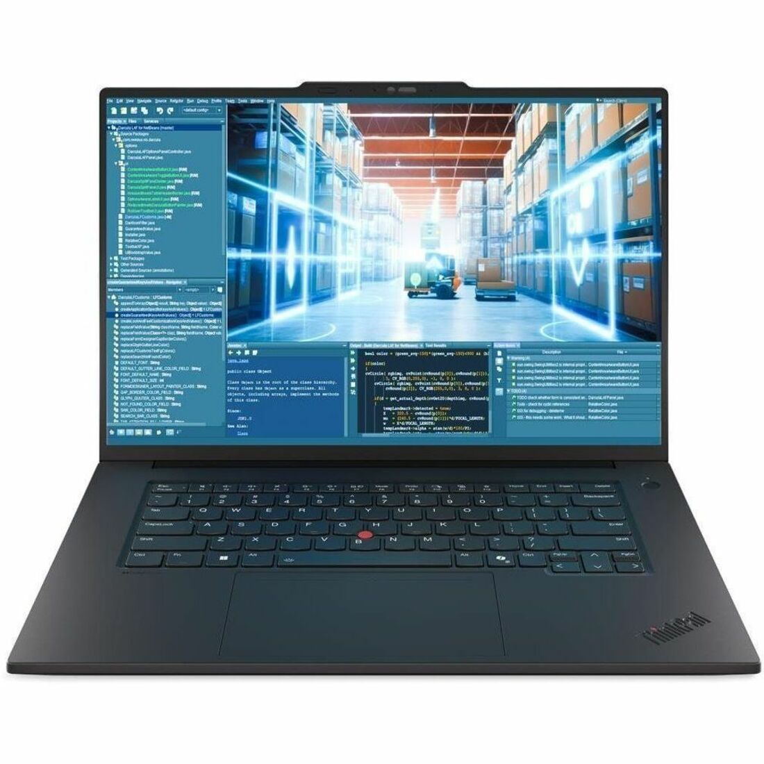 Main Image for Lenovo ThinkPad P1 Gen 8 21Q8001TUS 16" Mobile Workstation - WUXGA - 60 Hz - Intel Core Ultra 7 265H - Intel Evo Platform - 32 GB - 512 GB SSD - English Keyboard - Black