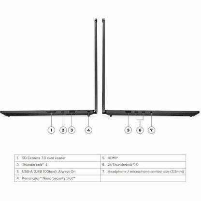 Alternate-Image2 Image for Lenovo ThinkPad P1 Gen 8 21Q8001TUS 16" Mobile Workstation - WUXGA - 60 Hz - Intel Core Ultra 7 265H - Intel Evo Platform - 32 GB - 512 GB SSD - English Keyboard - Black