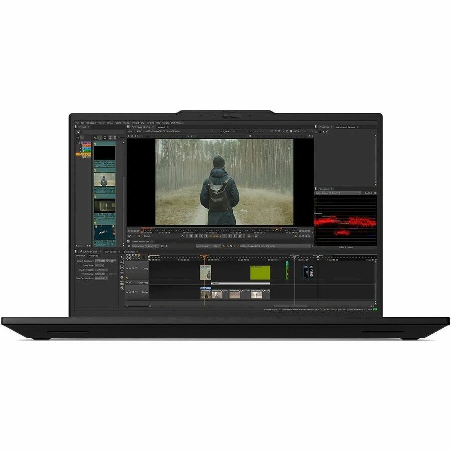 Alternate-Image7 Image for Lenovo ThinkPad P14s Gen 6 21QT002RUS 14.5" Mobile Workstation - WUXGA - 60 Hz - Intel Core Ultra 7 255H - 32 GB - 512 GB SSD - English Keyboard - Black
