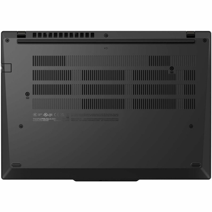 Bottom Image for Lenovo ThinkPad P14s Gen 6 21QT002EUS 14.5" Mobile Workstation - WUXGA - 60 Hz - Intel Core Ultra 7 2nd Gen 255H - 16 GB - 512 GB SSD - English Keyboard - Black
