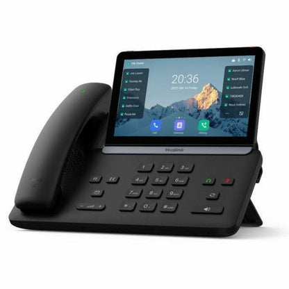 Alternate-Image1 Image for Yealink T88W Pro IP Phone - Corded/Cordless - Corded/Cordless - Bluetooth, Wi-Fi - 10 Multiple Conferencing - Wall Mountable, Desktop, Stand Mountable - Black