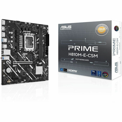 Alternate-Image4 Image for Asus Prime H810M-E-CSM Desktop Motherboard - Intel H810 Chipset - Socket LGA-1851 - Micro ATX