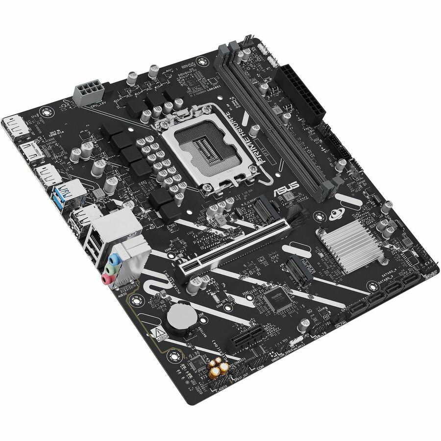 Alternate-Image1 Image for Asus Prime H810M-E-CSM Desktop Motherboard - Intel H810 Chipset - Socket LGA-1851 - Micro ATX