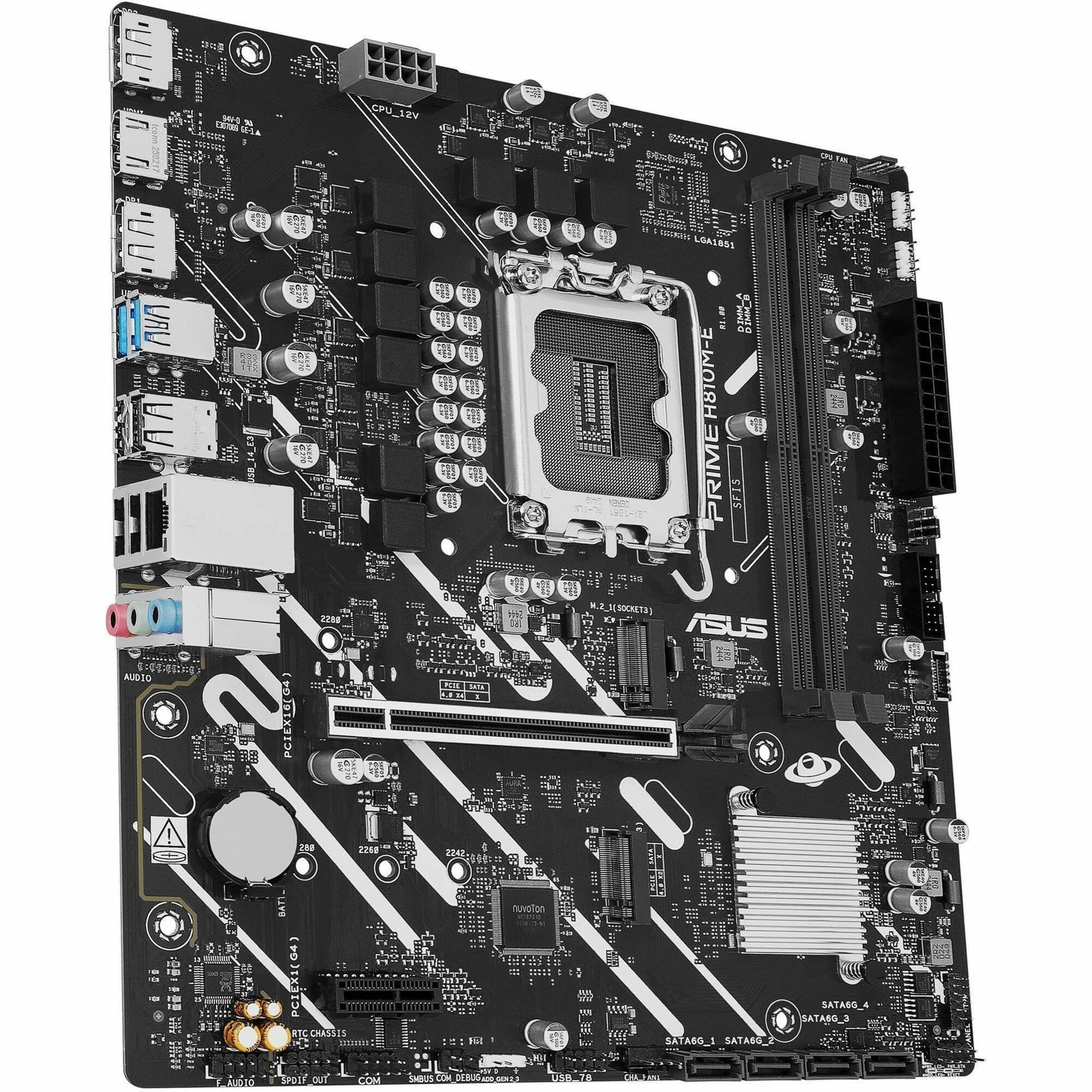 Main Image for Asus Prime H810M-E-CSM Desktop Motherboard - Intel H810 Chipset - Socket LGA-1851 - Micro ATX