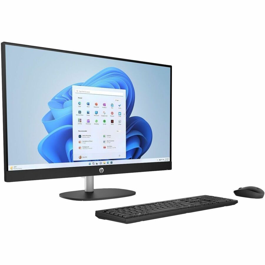 Right Image for HP 27-cr0000i 27-cr0109c All-in-One Computer - Intel Core i5 13th Gen i5-1334U - 16 GB - 1 TB PCI Express NVMe SSD - 27" Full HD - Desktop - Jet Black - Refurbished