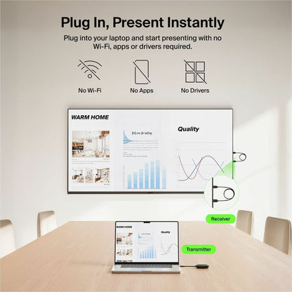 Alternate-Image9 Image for Belkin ConnectAir Wireless HDMI Video Adapter - USB-C Transmitter w/ USB-A to HDMI Receiver - AV Extender - Black