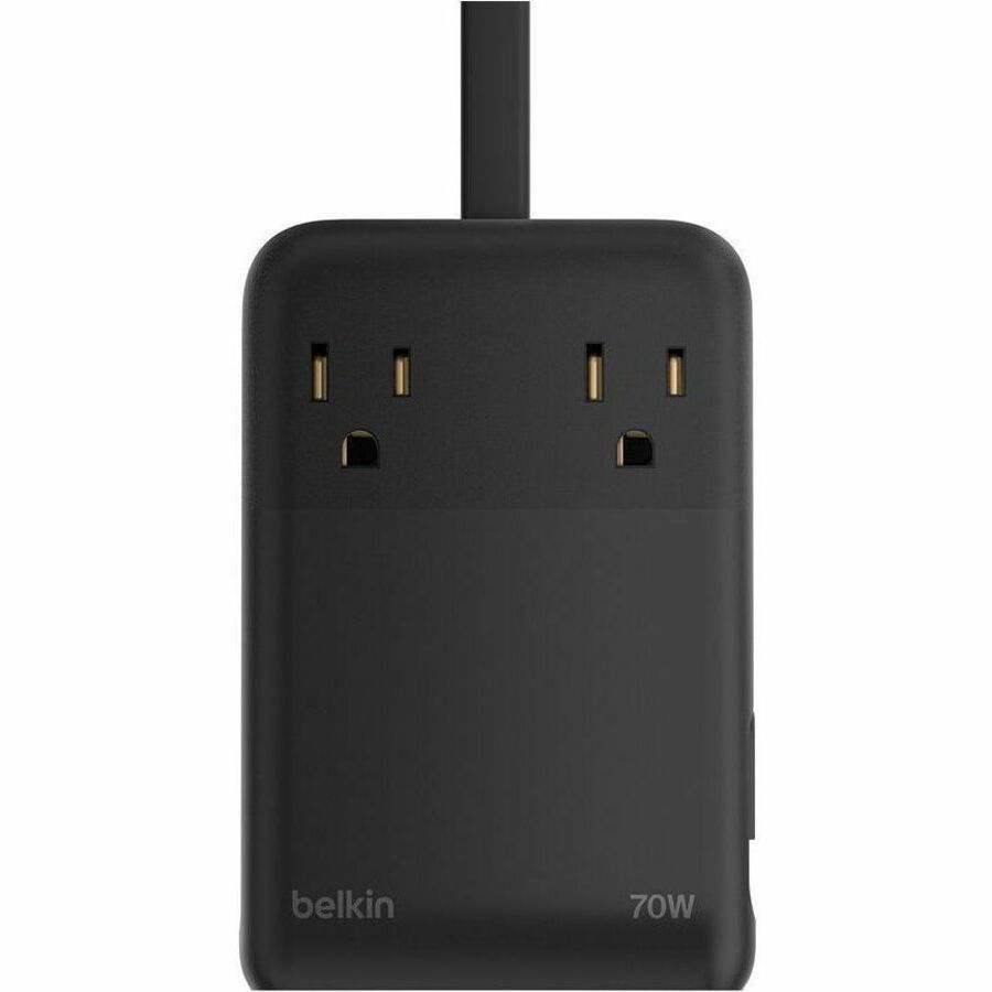Alternate-Image4 Image for Belkin 2-Outlet Charging Station with USB Ports and USB-C Cable 70W