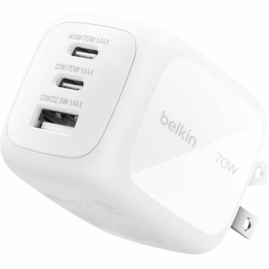 Main Image for Belkin BoostCharge Pro 3-Port GaN Wall Charger 70W