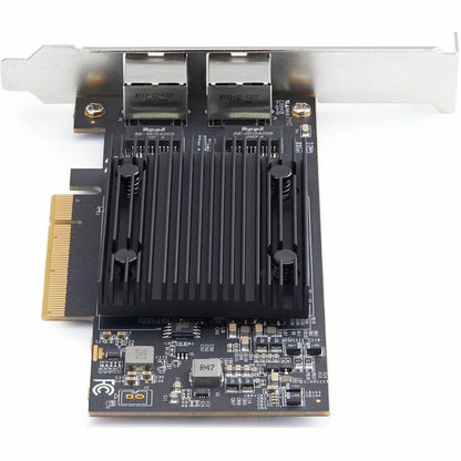 Alternate-Image2 Image for StarTech.com 2-Port PCIe 10Gb Ethernet Network Card, Dual RJ45 10GBase-T/Gigabit, Broadcom BCM57416 Chipset, NIC Card, Windows & Linux