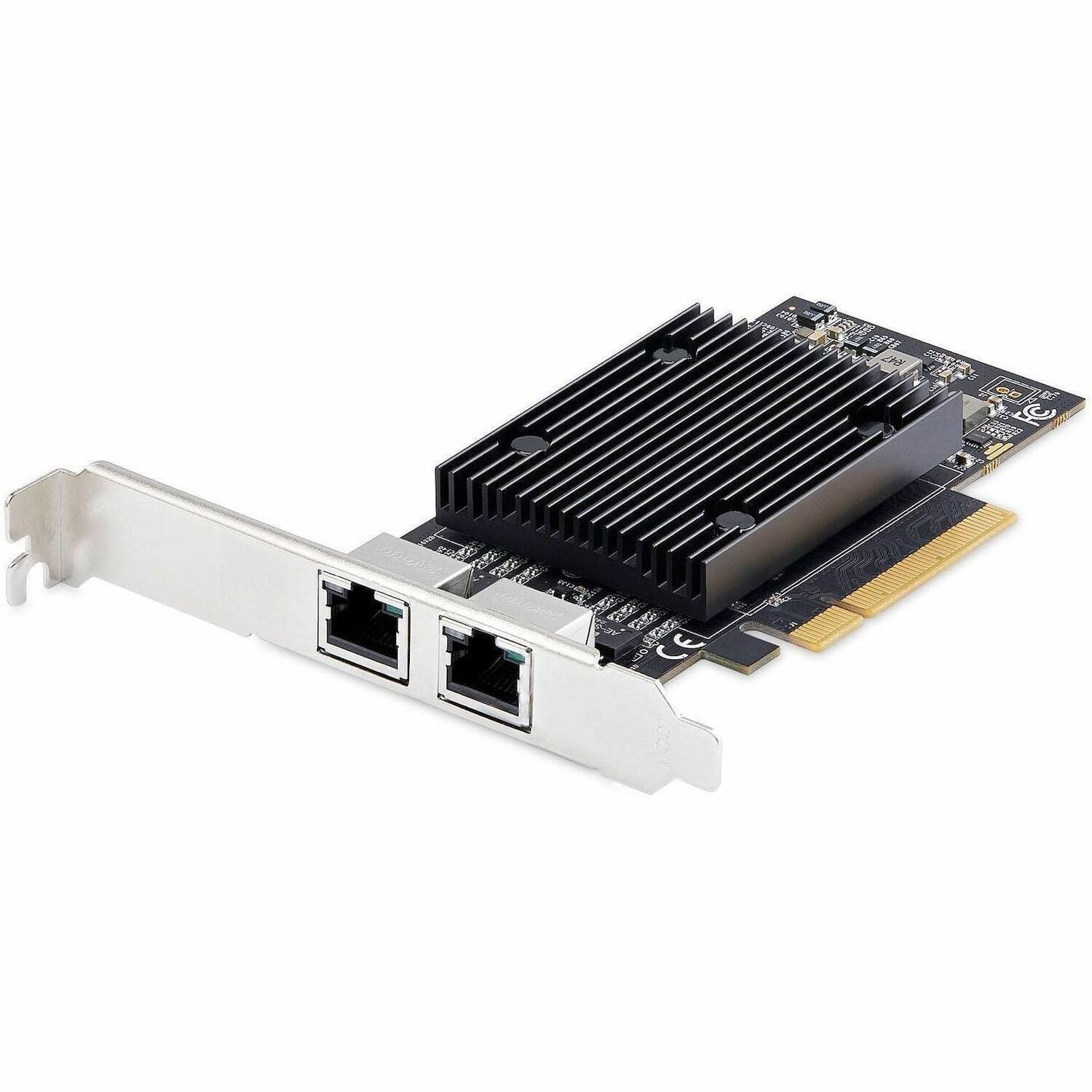 Main Image for StarTech.com 2-Port PCIe 10Gb Ethernet Network Card, Dual RJ45 10GBase-T/Gigabit, Broadcom BCM57416 Chipset, NIC Card, Windows & Linux