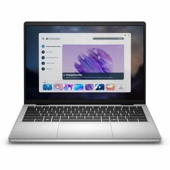Front Image for Dell Pro 14 Essential PV14255 14" Notebook - 2K - 60 Hz - AMD Ryzen 5 220 - 16 GB - 512 GB SSD - English (US) Keyboard - Carbon Black