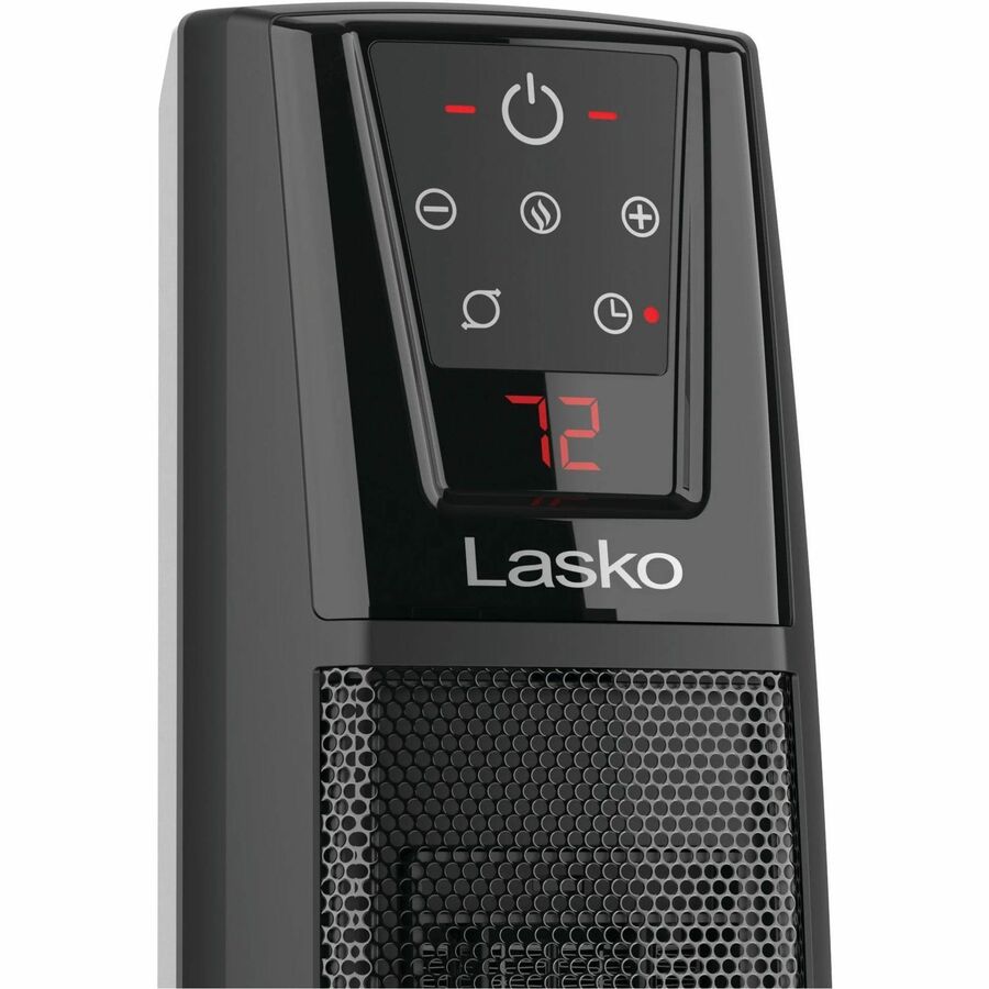Alternate-Image4 Image for Lasko 1500W Digital Ceramic Tower Space Heater with Remote Control, CT20111, Black