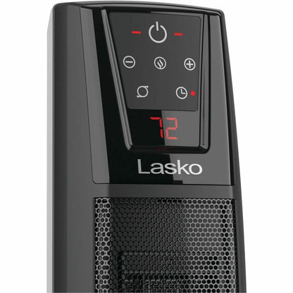 Alternate-Image4 Image for Lasko 1500W Digital Ceramic Tower Space Heater with Remote Control, CT20111, Black