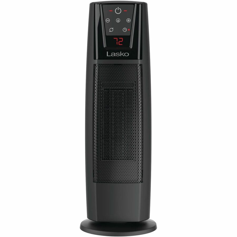 Alternate-Image1 Image for Lasko 1500W Digital Ceramic Tower Space Heater with Remote Control, CT20111, Black