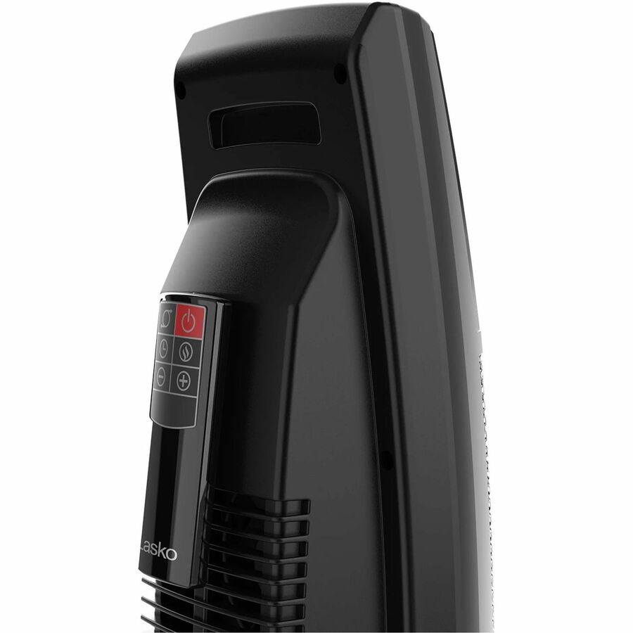 Alternate-Image6 Image for Lasko 1500W Digital Ceramic Tower Space Heater with Remote Control, CT20111, Black