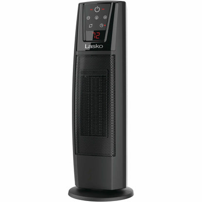 Main Image for Lasko 1500W Digital Ceramic Tower Space Heater with Remote Control, CT20111, Black