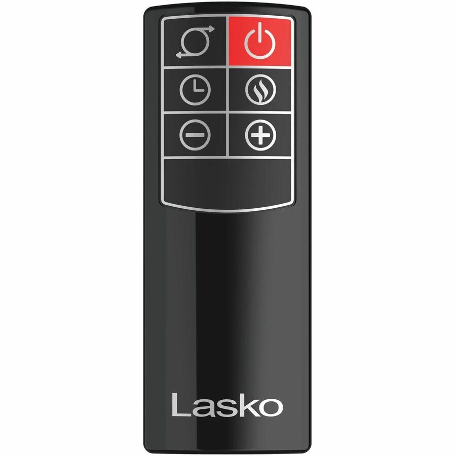 Alternate-Image7 Image for Lasko 1500W Digital Ceramic Tower Space Heater with Remote Control, CT20111, Black