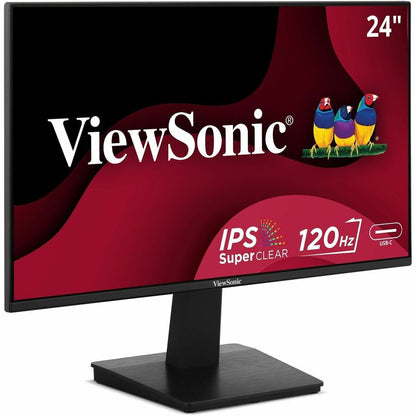 Right Image for Viewsonic VA2448-MHU 24 Inch Full HD 1080p IPS Monitor with 120Hz, Variable Refresh Rate, Eye Care, HDMI, VGA, and USB C Inputs for Home and Office
