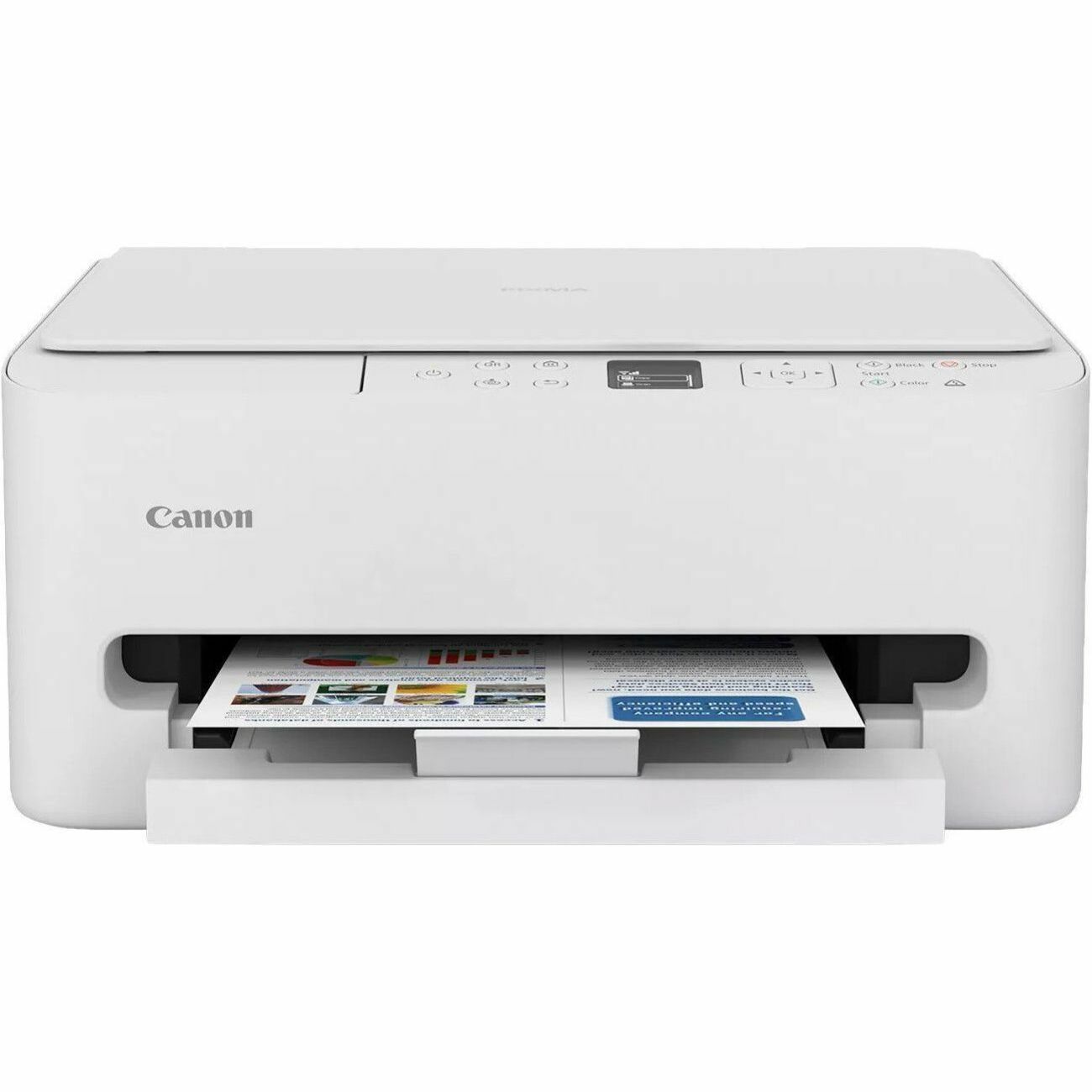 Main Image for Canon PIXMA TS6520 Wired & Wireless Inkjet Multifunction Printer - Color - White