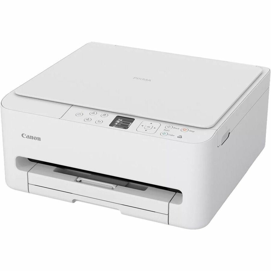 Top Image for Canon PIXMA TS6520 Wired & Wireless Inkjet Multifunction Printer - Color - White