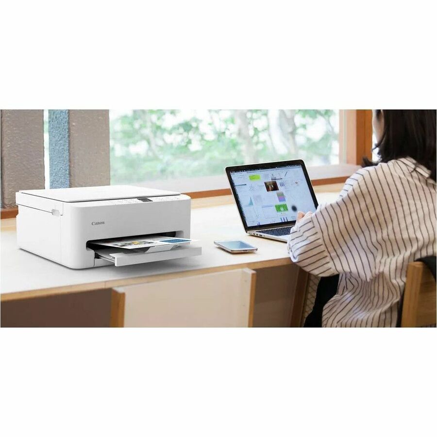 Alternate-Image8 Image for Canon PIXMA TS6520 Wired & Wireless Inkjet Multifunction Printer - Color - White