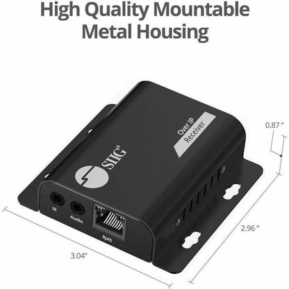 Alternate-Image7 Image for SIIG HDMI Over IP Extender with IR - 492ft (150m) - Receiver - 1080p- IR - One-to-Many
