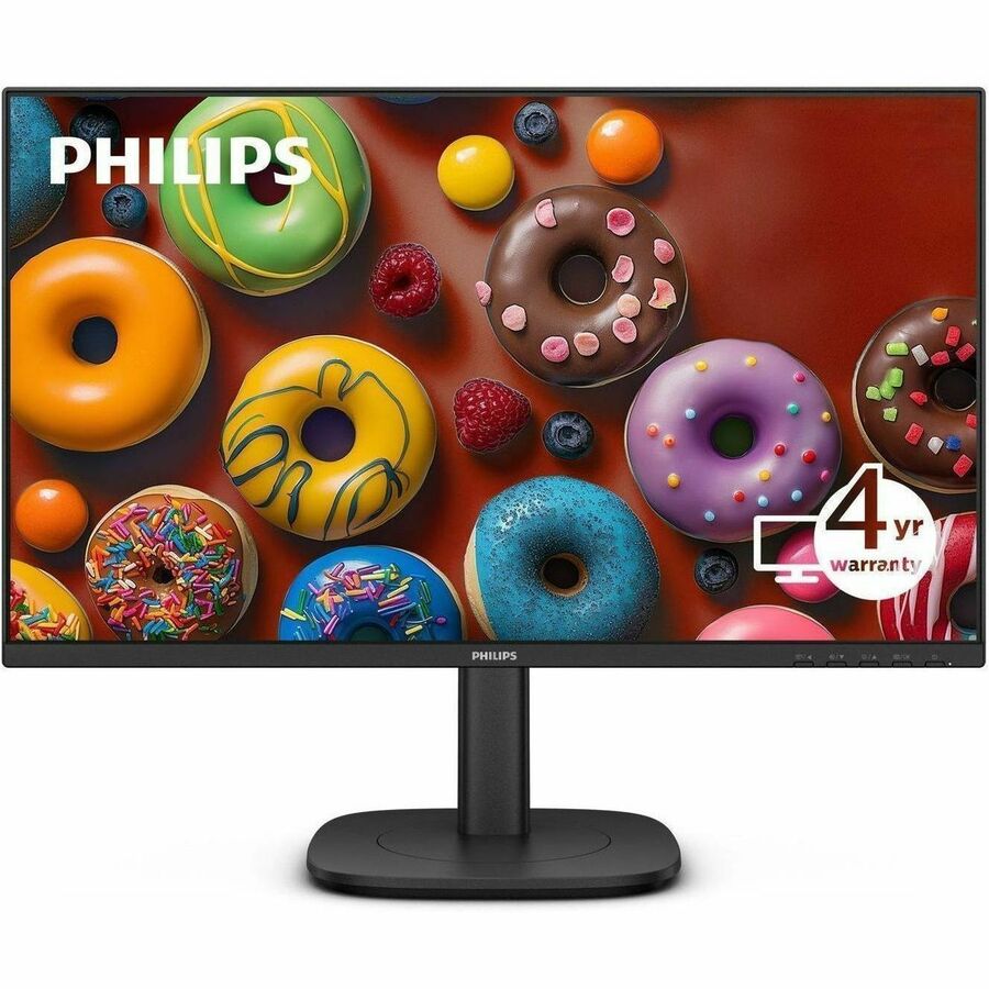 Front Image for PHILIPS 24B2U3301 - 23.8" Monitor, LED, FHD (1920x1080), HDMI, DP, USB-C(90W), Energy Star, EPEAT, 4 Year Advance Replacement Warranty