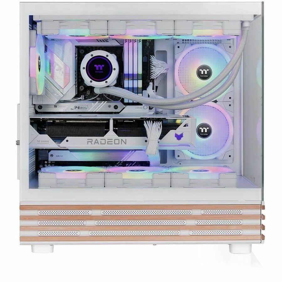 Alternate-Image2 Image for Thermaltake View 270 Plus WS ARGB Snow Mid Tower Chassis